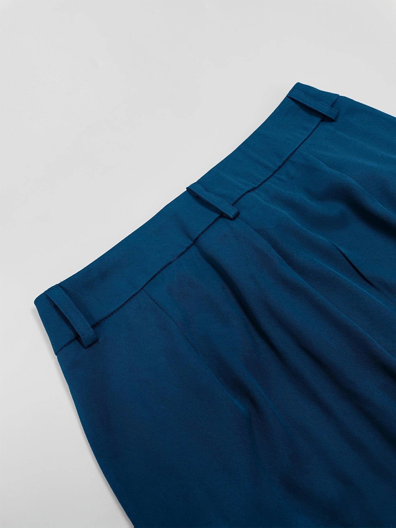 Fashionable Retro Women'S Suit Pants, Casual Daily Commute Professional Solid Color Women'S Trousers, Suitable for All Seasons, Non-Elastic Straight-Leg Trousers (No Belt)