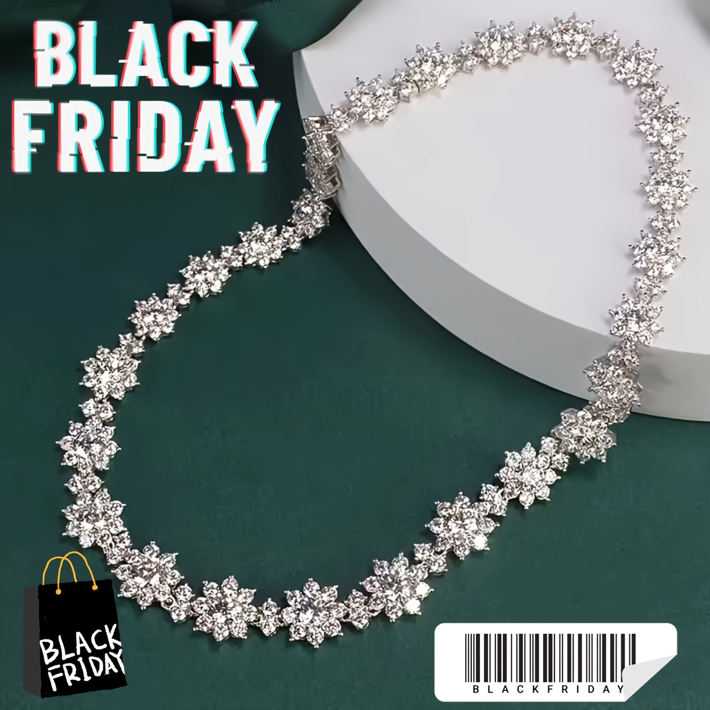 1pc Exquisite 4 carat Moissanite Sunflower Necklace S925 Sterling Silver - exquisite Bohemian design, gift for mom, her, birthday, wedding, anniversary, engagement, graduation - white, elegant, timeless