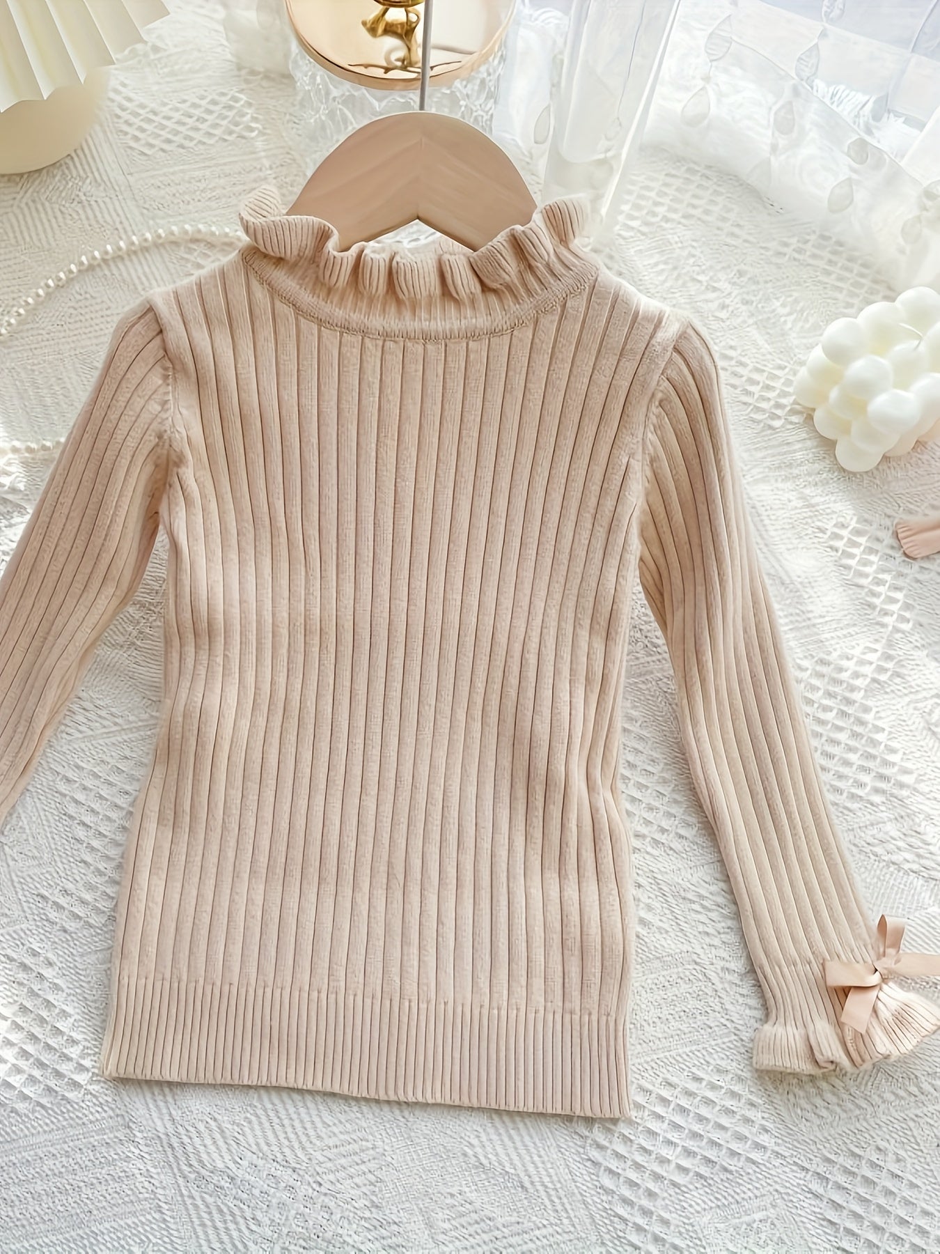 Children's Autumn/Winter Top + Vest with Fuzzy Skirt Two-Piece Set for Little Girls, Stylish Plush Dress for Birthday Party, Cute Daily Wear, Christmas Outfit, Girls' Clothing, Christmas Gift