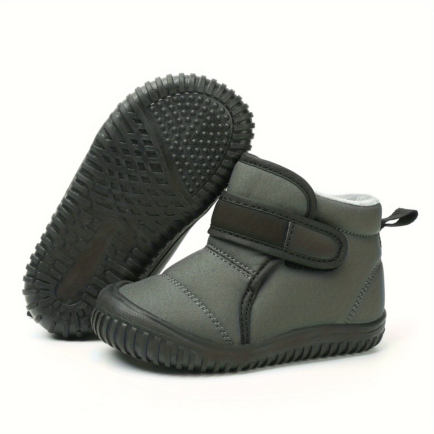 Comfortable Snow Hiking Boots for Boys and Girls - Warm Lined, Non-Slip, Cozy, High-Quality, Breathable, Easy-Walk Ankle Boots, Suitable for Winter Outdoor Hiking and Adventures, Cold Weather Footwear, Cozy Footwear, Nonslip