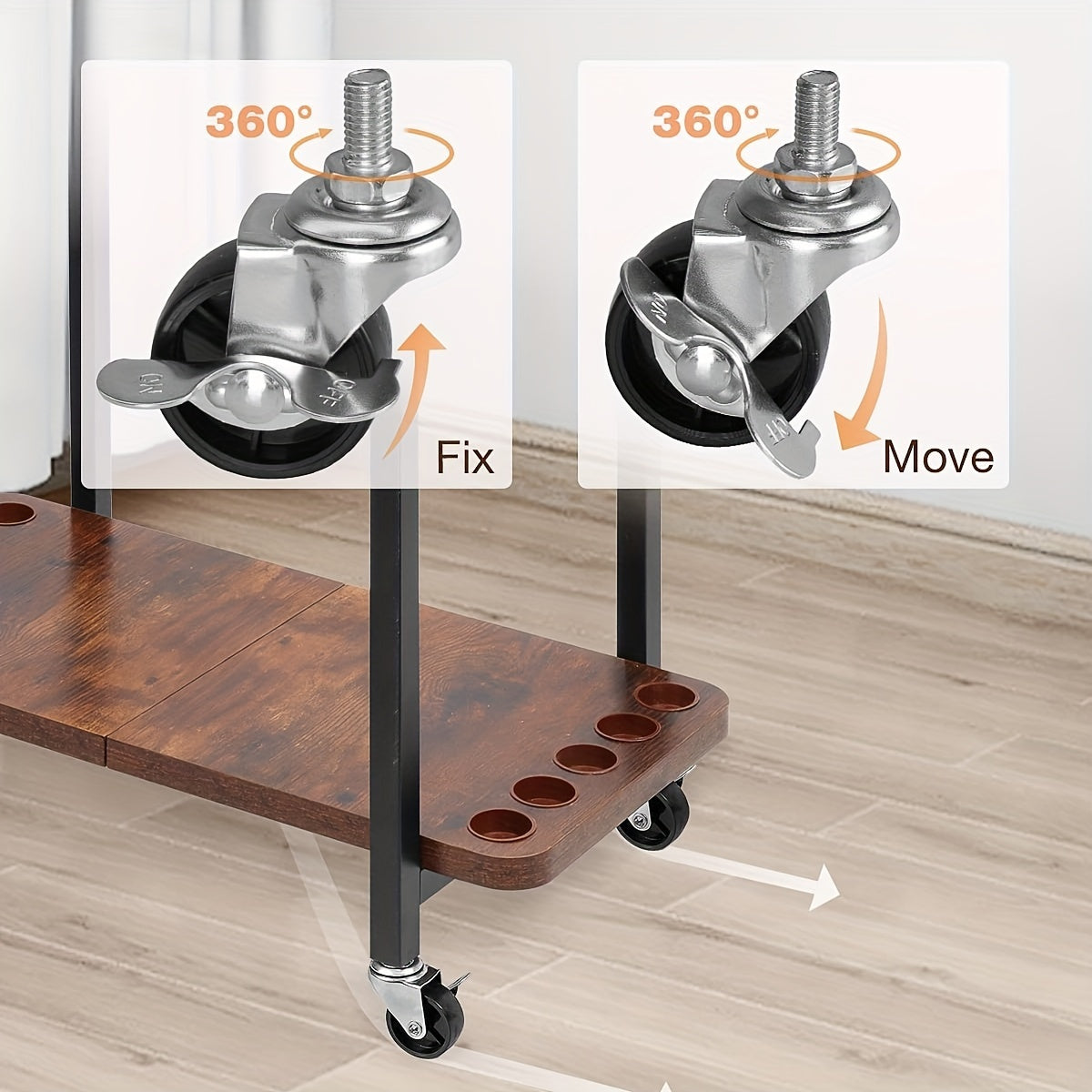 Ghosthorn Fishing Rod Holders For Garage, Fishing Gear And Equipment Rotating Tackle Storage Cart, Pole Rod Rack Hold Up To 10 Rods, Fishing Rod Holders For MenChristmas Gifts, Stocking Stuffers, Christmas Gifts, Gift For Fat