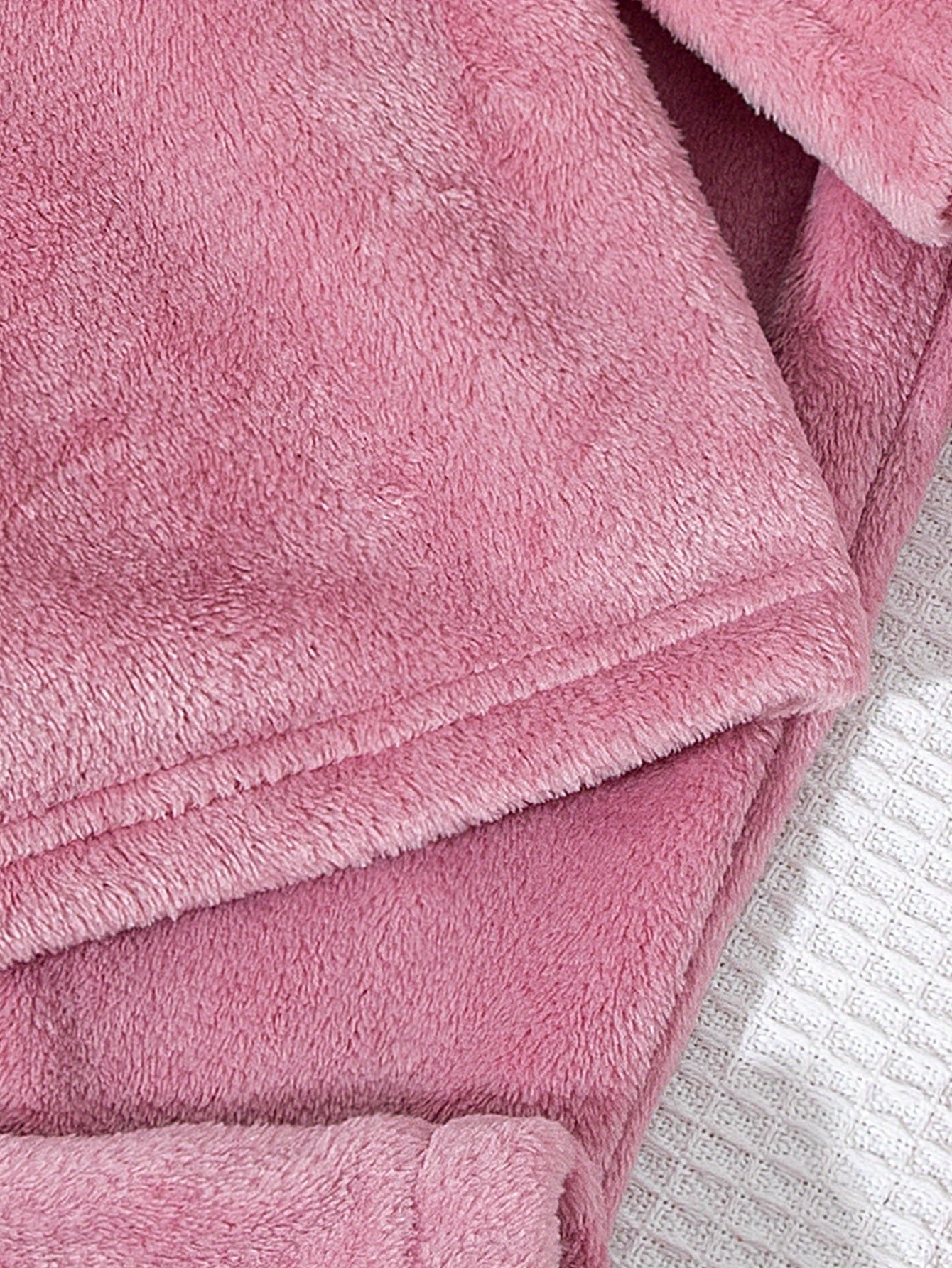 [Simple, Perfect for Girls] Reversible Plush Hooded Pullover & Pants Set | Girls' Autumn-Winter Fashion | Outdoor