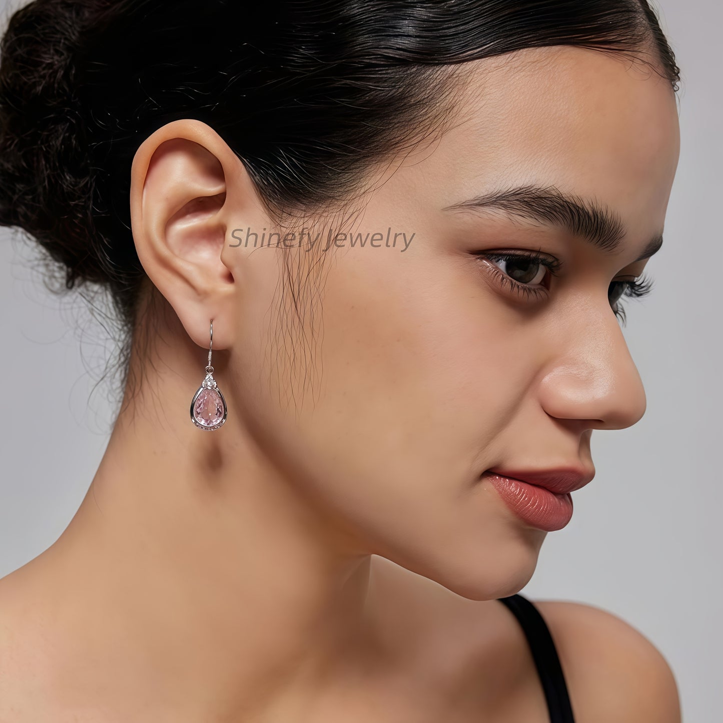 925 Sterling Silvery Teardrop Moissanit Drop Dangle Earrings for Women Pear Cut VVSD Moissanit Dangle Earrings Hypoallergenic Jewelry, Wedding, Carnival, Thanksgiving, Christmas, Birthday Send Lovers Send Family Send Friends
