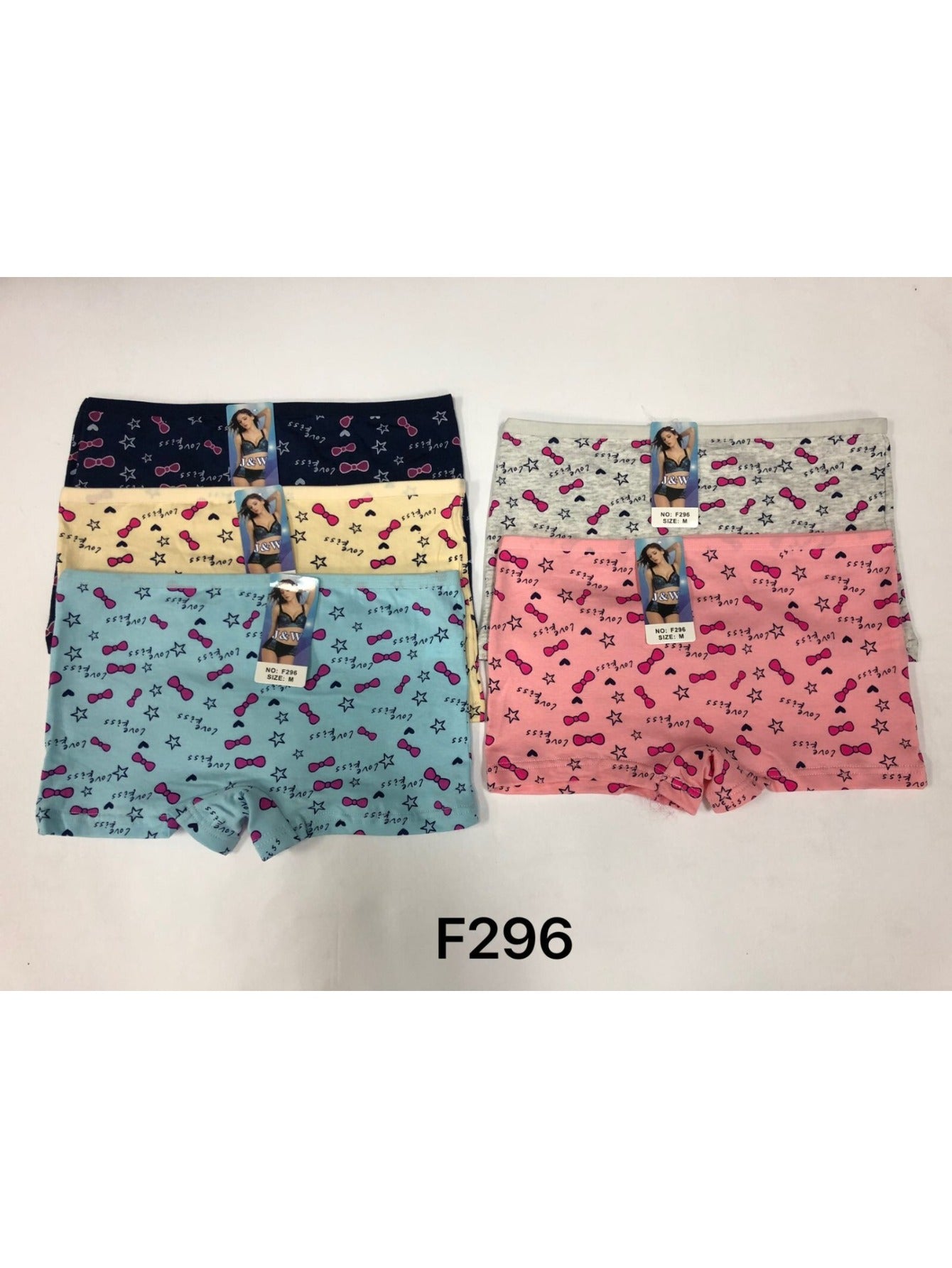 Random 5 Womens Boyshorts Panties Briefs 95% Cotton, 5% Spandex Hipster Bikini Underwear