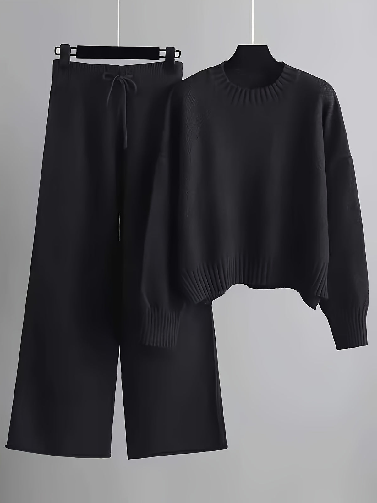 Women's Casual Sweater , Loose Pullover Two-piece Set , Autumn/Winter