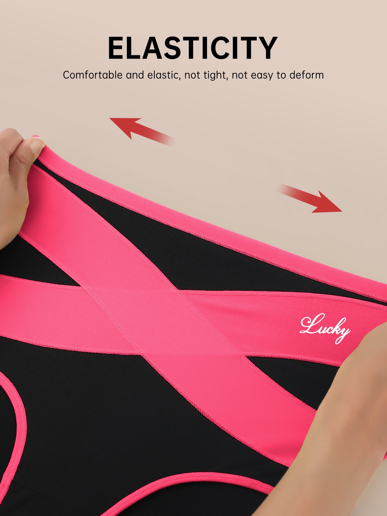 8pcs High Waist Women's Color Clashing Shaping Panties, Cross Waistband Design, Comfortable And Breathable Mesh Fabric, Wrapping Belly, Shaping Body, Polyester And Spandex Blend, High Waisted Tummy Tucking Underwear, Suitable